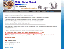 Tablet Screenshot of michalmrazek.cz
